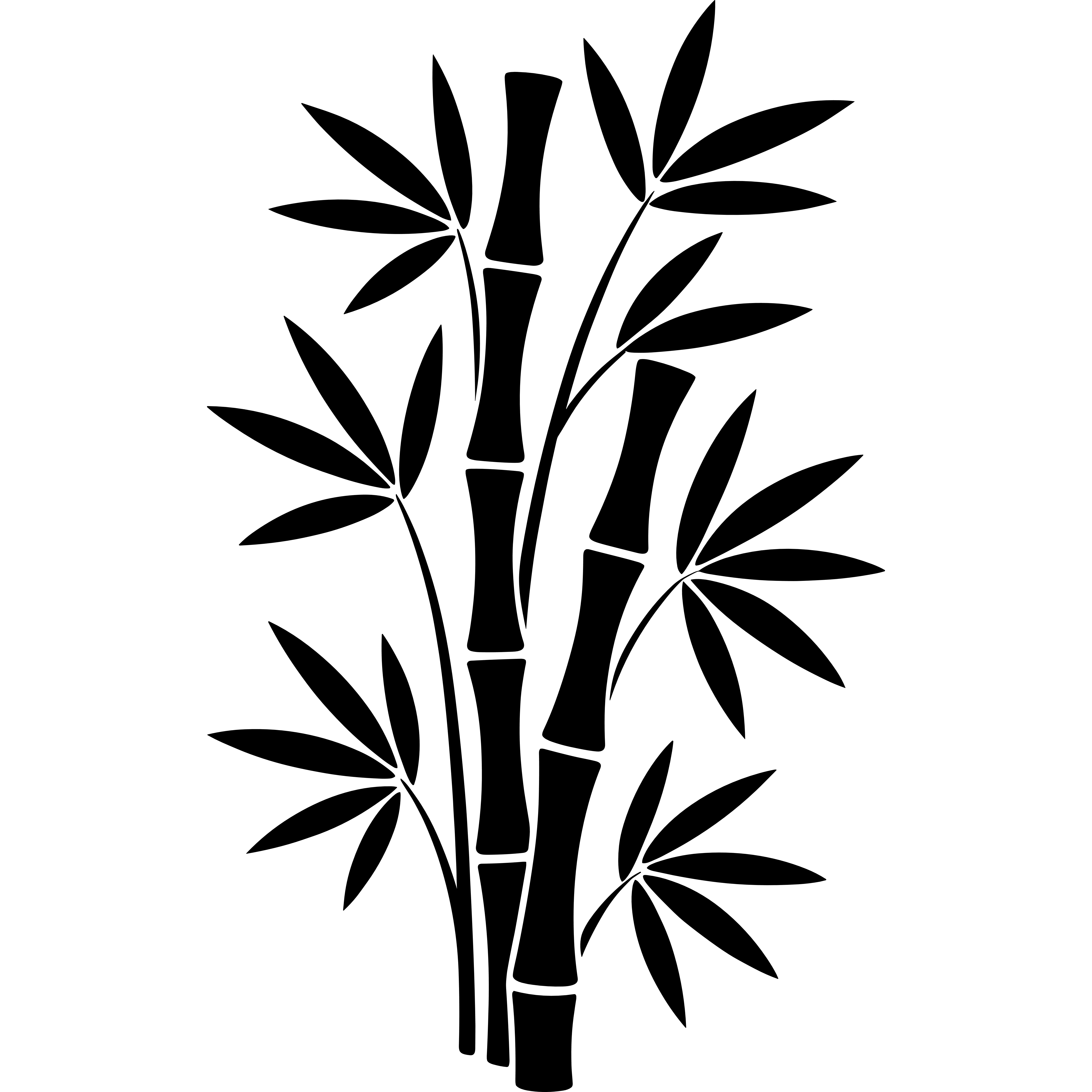 Bamboo in SVG, DXF, PNG, PDF formats
