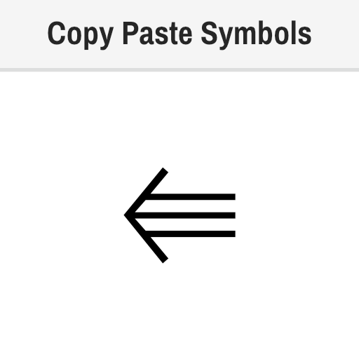 Leftwards Triple Arrow
