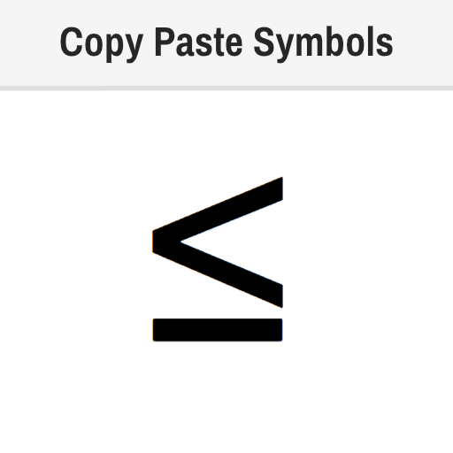 Less-Than or Equal To Symbol Copy and Paste Text, ≤ Meaning, Unicode