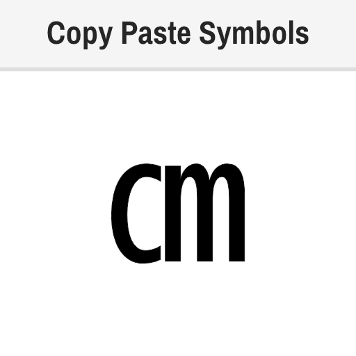 Square CM Symbol