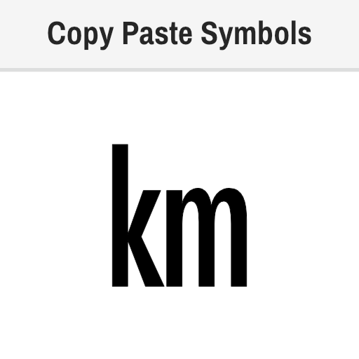 Square KM Symbol