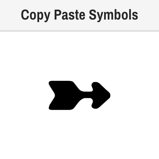 Wedge-Tailed Rightwards Arrow